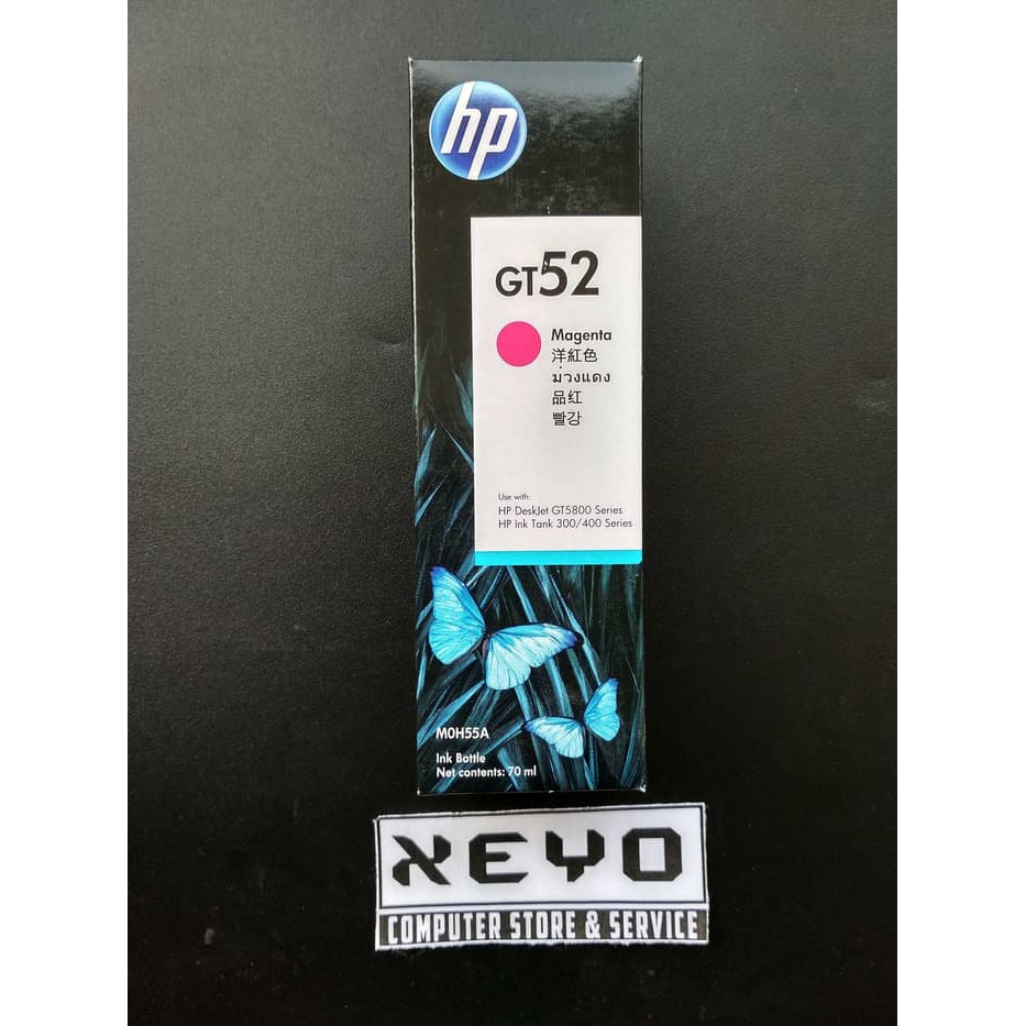 Tinta HP GT52 GT53 GT 52 HT 53 Original Black Cyan Magenta Yellow