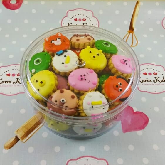 

Kukis Hias, Kukis Karakter, Fancy Cookies, Hampers Tsum-Tsum 500gr