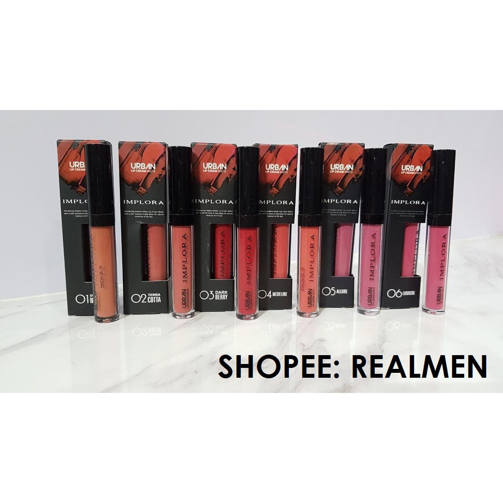 Lipcream Implora Matte Ink 6 Varian Warna Termurah