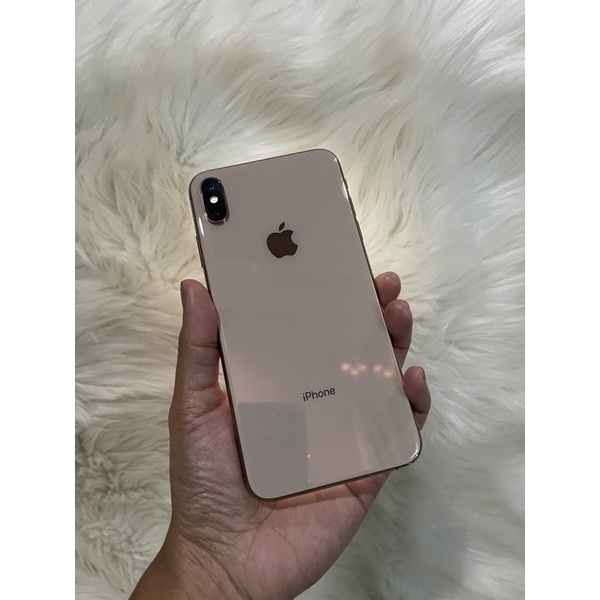 Iphone Xs Max 256gb warna Gold