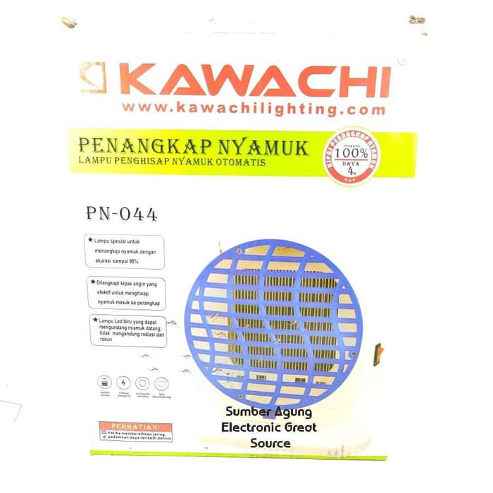 Kawachi Alat Penangkap Nyamuk PN044 Lampu Penghisap Nyamuk Otomatis