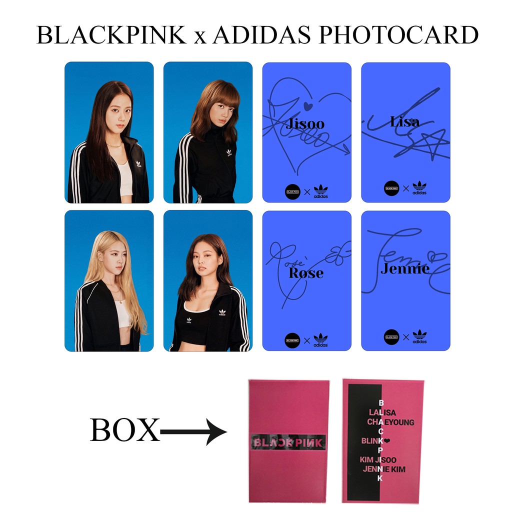 PHOTOCARD BLACKPINK X ADIDAS / ADIDAS BLACKPINK PHOTOCARD