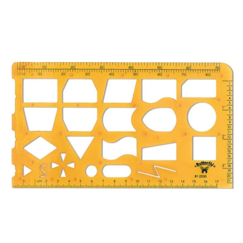 

Butterfly Penggaris BT-2030 - Penggaris Bentuk Matematika