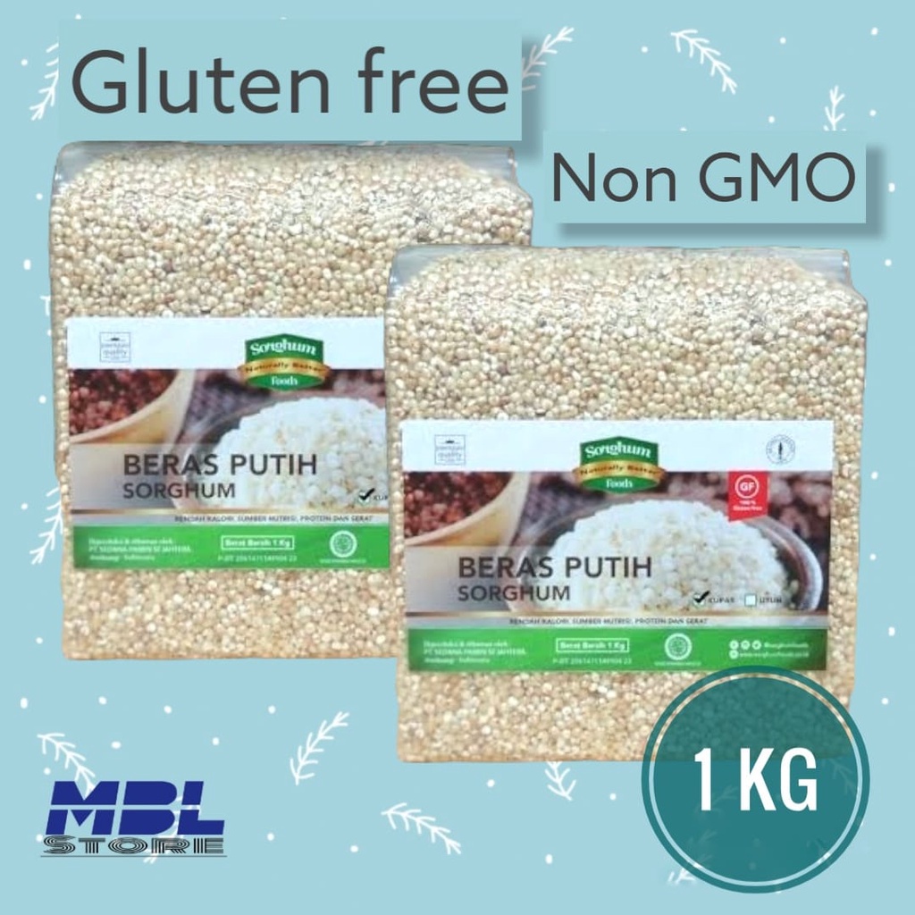 

Beras Sorghum Sorgum Putih kupas 1 kg Gluten Free