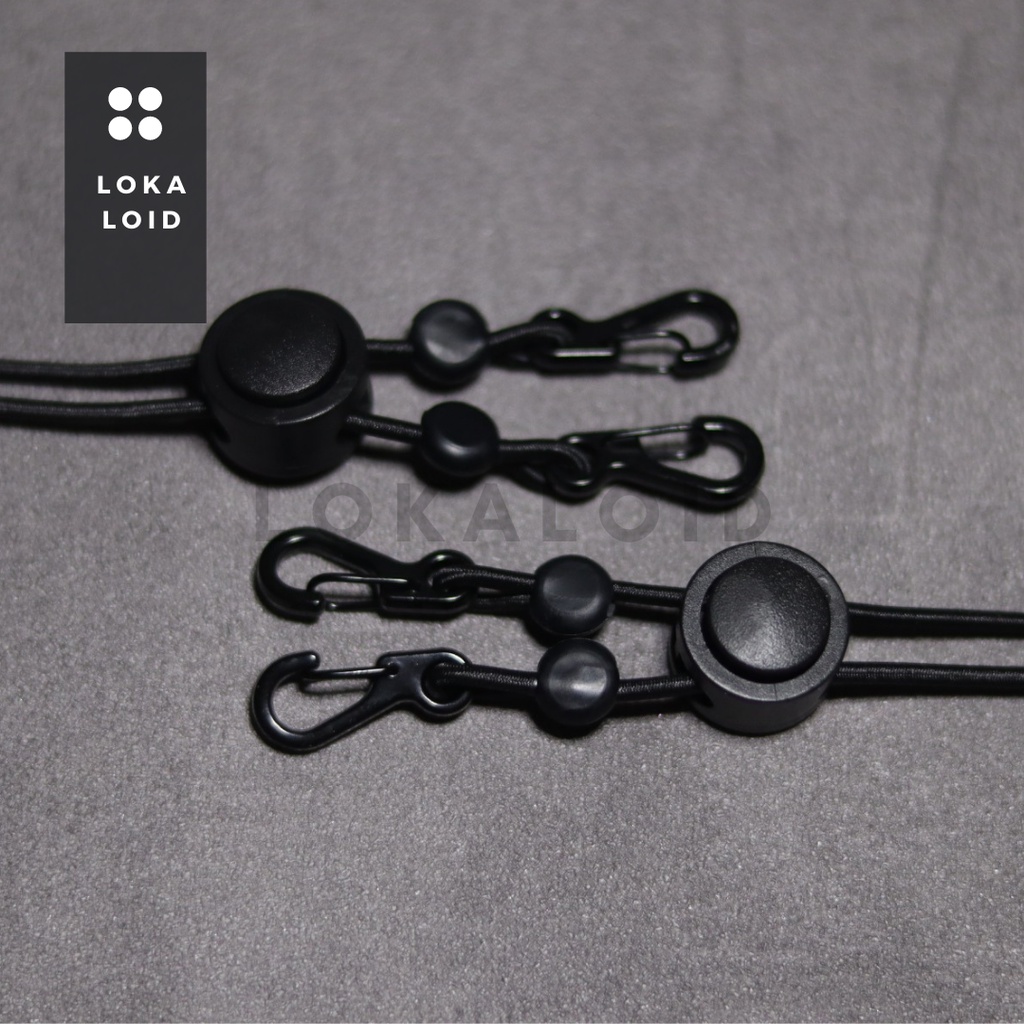 Strap Tali Kalung Masker Hijab Elastis Perempuan Kalung Masker Pria Unisex Strep Mask Lokaloid Premi