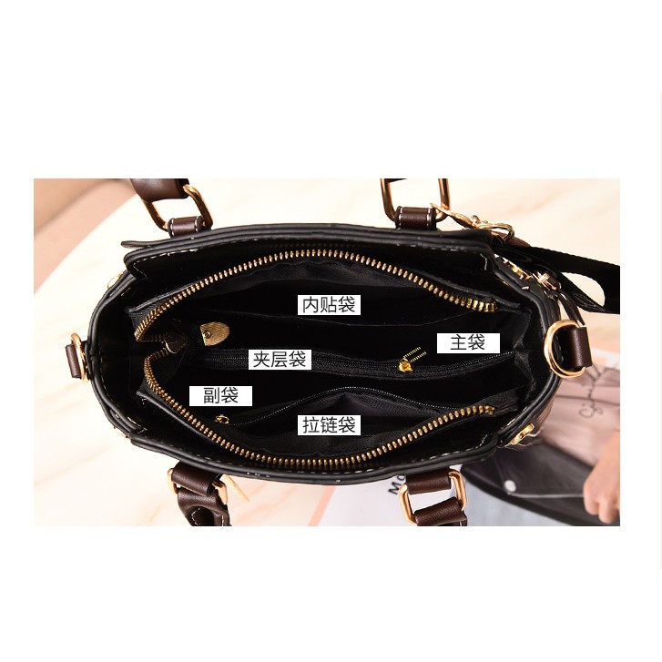 TAS HAPPY FB8011 tas wanita HANDBAG free tali panjang + gantungan kunci import  JT8011 GT1715