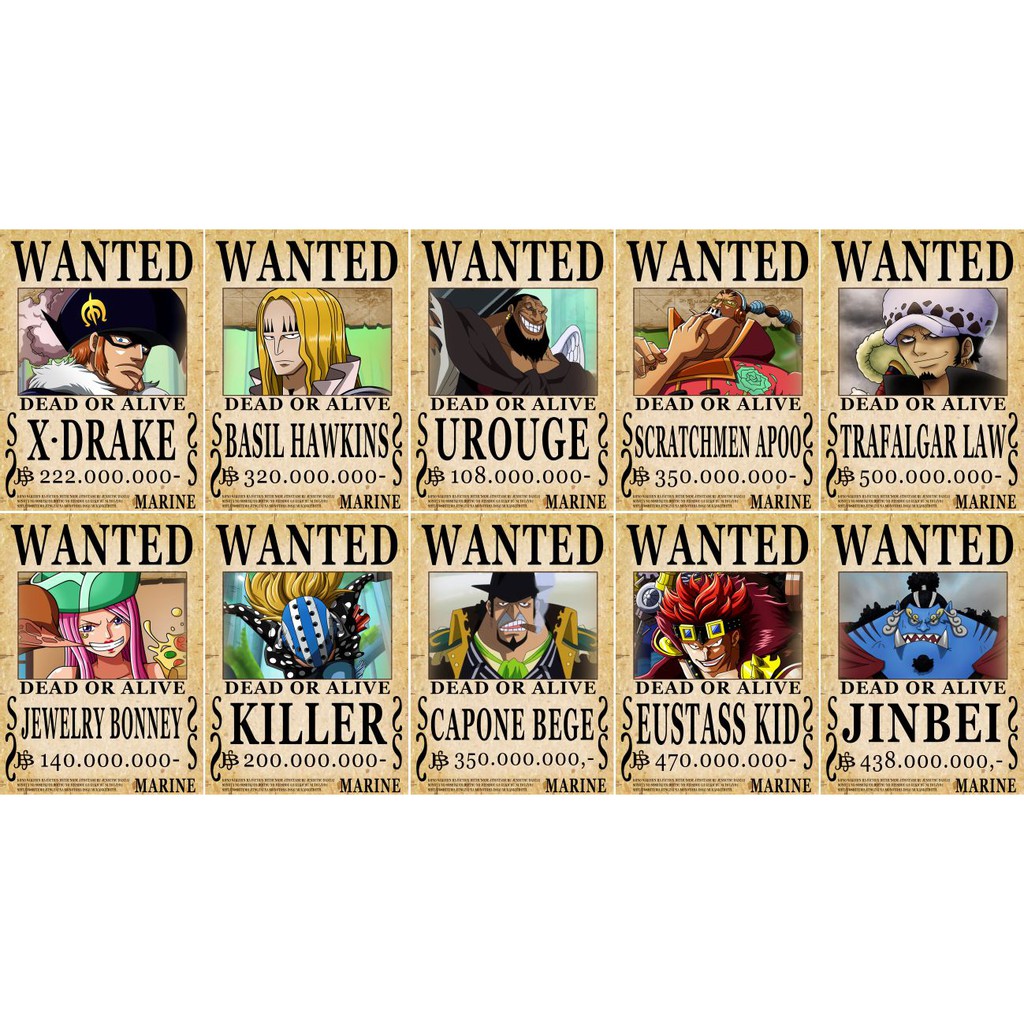 ONE PIECE POSTER A4