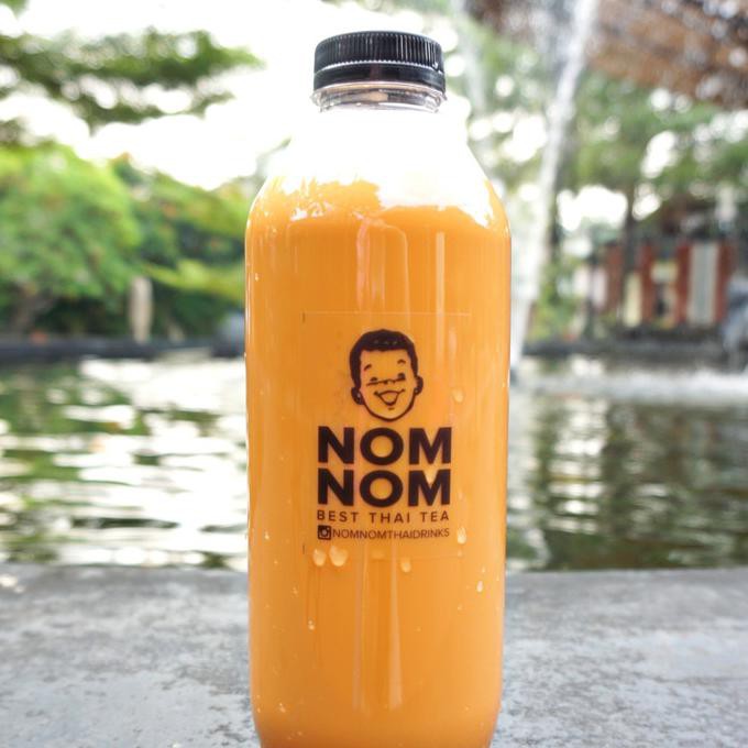 

Teh-Bubuk- Nom Nom Thai Milk Tea 1 Liter Gosend/Grab only -Dijamin-Halal.