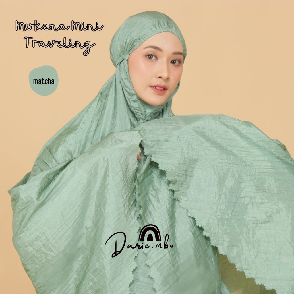 MUKENA MINI TRAVEL PARASUT PREMIUM LUSERCUT TAS KECIL TRAVELING