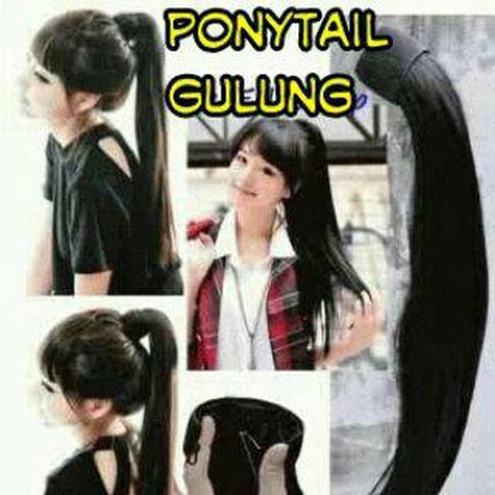 PONITAIL GULUNG LURUS/CURLY