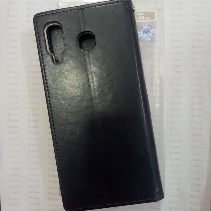 LEATHER Flip Case Premium SAMSUNG A8 STAR