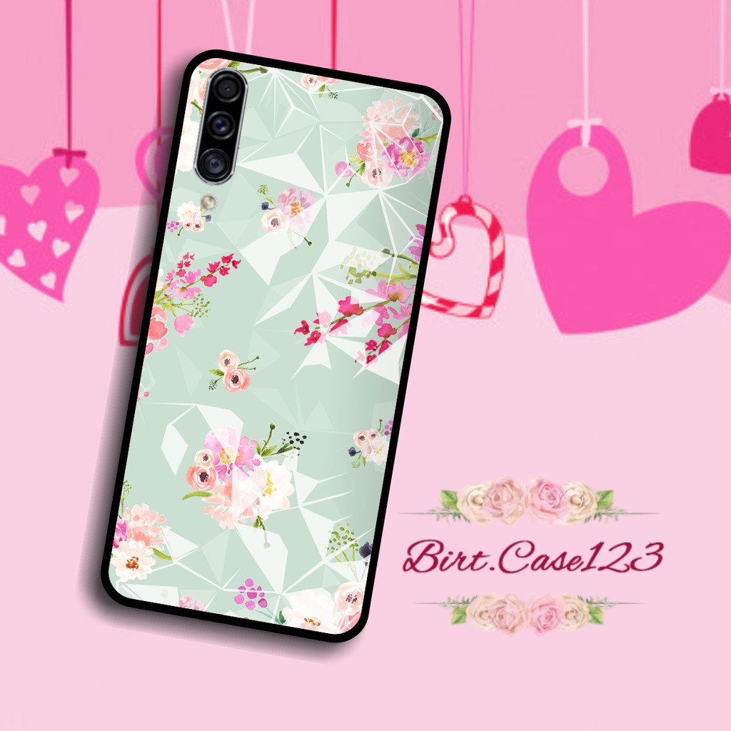 softcase diamond gambar FLOWER oppo vivo samsung iphone realme all type BC545