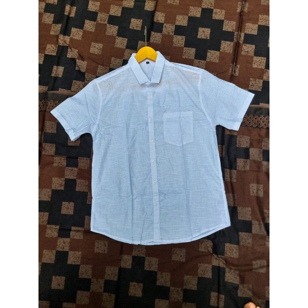 Baju Kemeja Putih Serat bambu