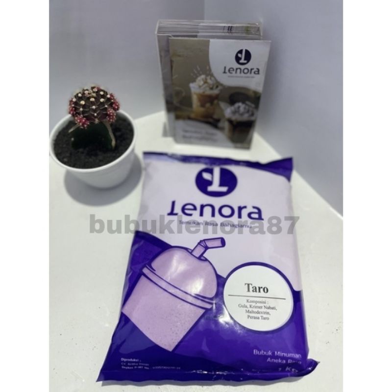 bubuk minuman Lenora rasa taro bubuk lenora taro satu kg bubuk minuman Boba rasa taro