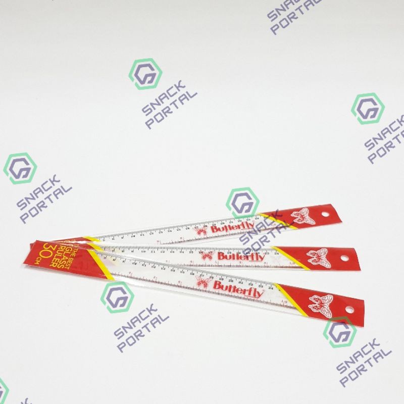

Penggaris Plastik Butterfly 30 Cm 1 Lusin