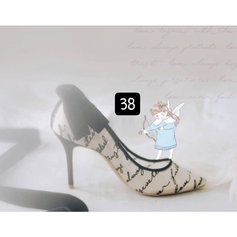 ittaherl love letter heels ink size 38 BNIB