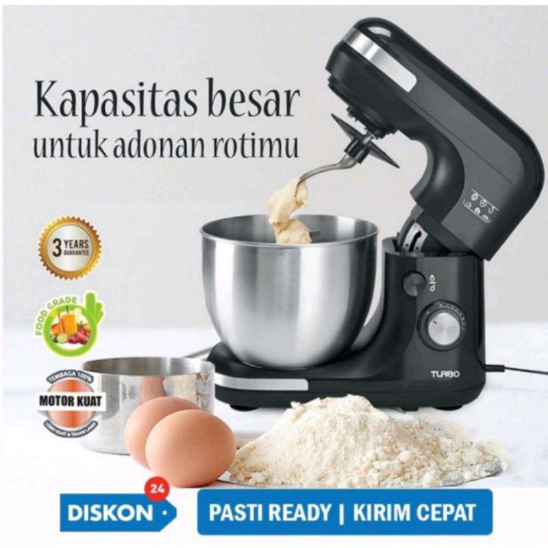 MIXER TURBO EHM9595 Adonan Kue dan Roti By PHILIPS GARANSI RESMI 3 TAHUN