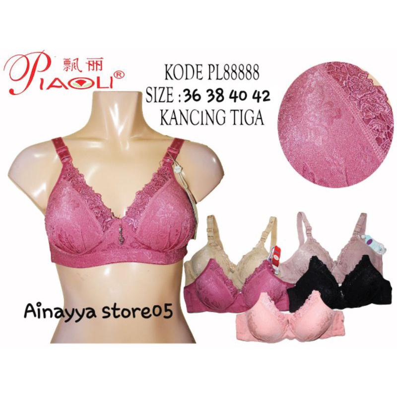 Bra Piaoli Renda Embos Original Size 36-42