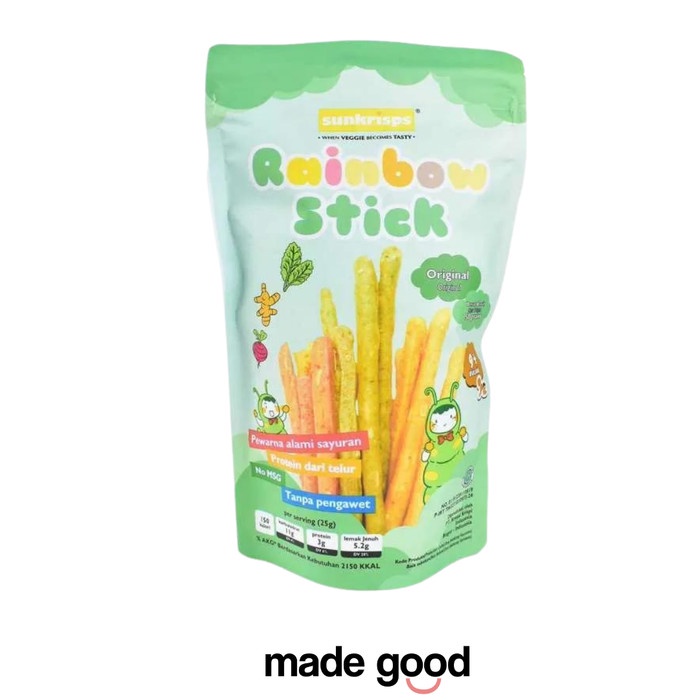 

Sunkrips Rainbow Stick 25g Snack Sehat untuk Anak