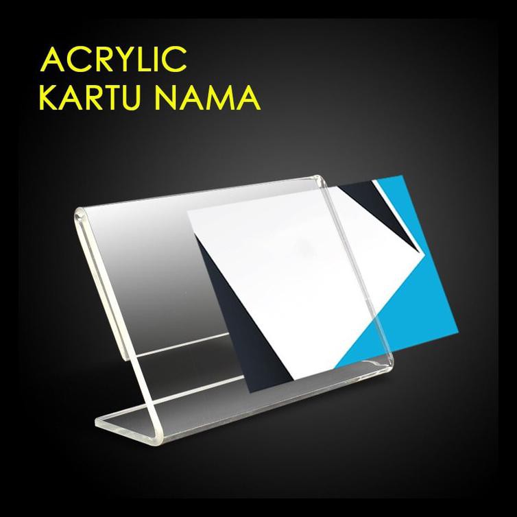 

acrylic/akrilik stand kartu nama meja BIG SALE