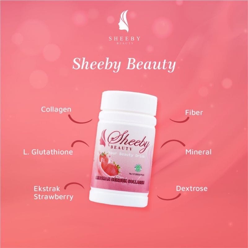 ‼️SIAP KIRIM‼️BPOM ORIGINAL SHEEBY BEAUTY COLLAGEN DRINK SUPLEMEN PEMUTIH