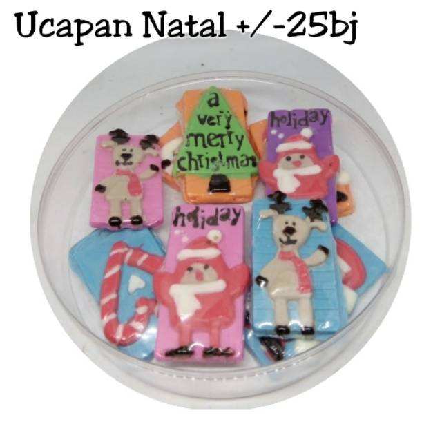 

Coklat karakter ucapan natal luckys coklat