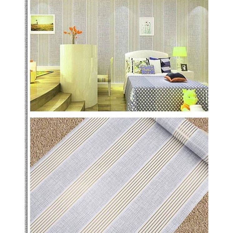 Wallpaper Dinding Sticker Walpaper Stiker Wallstiker Motif Batik Bunga Garis Karakter GH080 - WORLDHOME