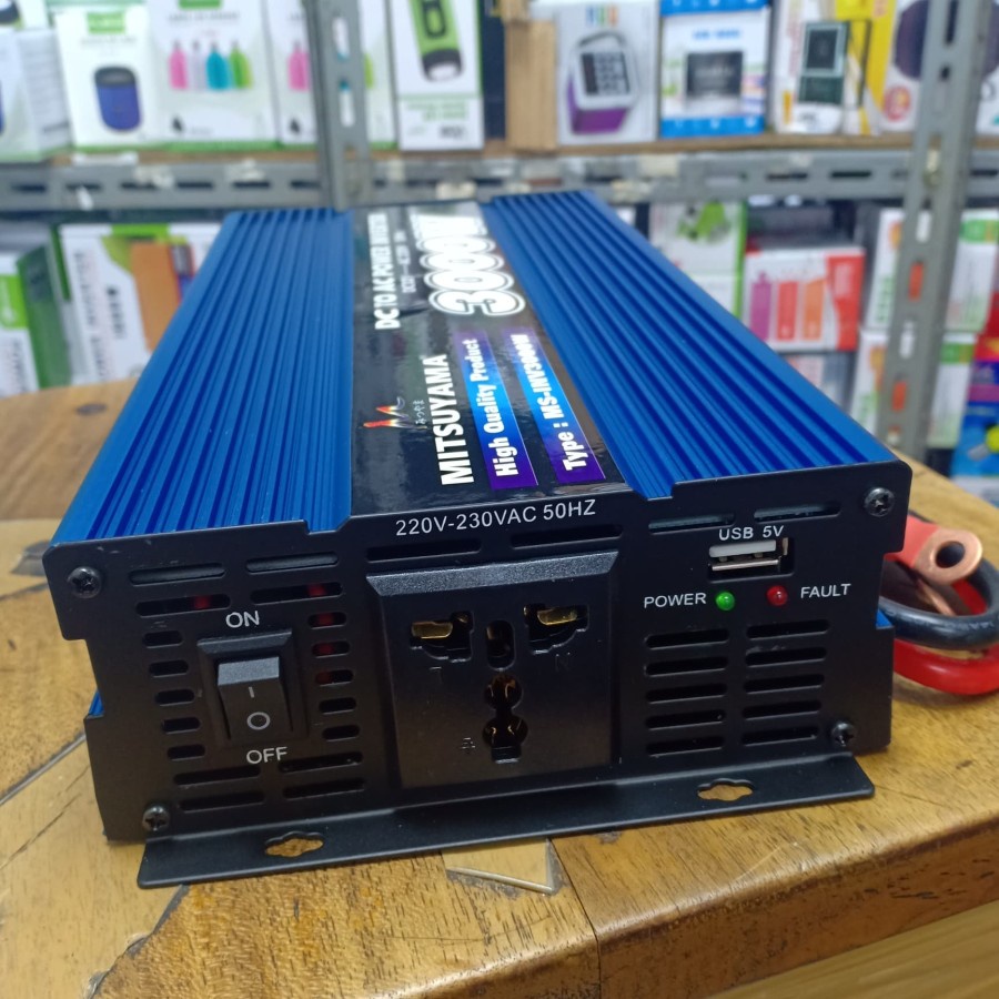 Power Inverter Mitsuyama MS-INV3000W DC To AC 3000W + USB 5V Berkualitas