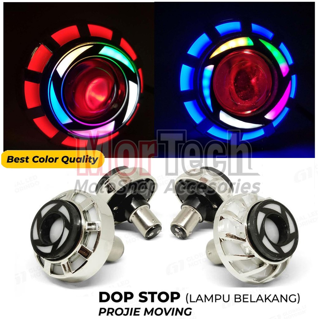 Bohlam Stop 2tone Stoplamp Proji Mini Lampu Stop Projie Kipas Ae Pelangi Led Jupiter Z Mx Vixion Dll Shopee Indonesia