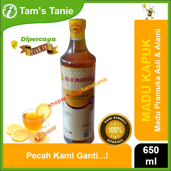 

Madu Pramuka Alami - Madu Kapuk 650 ml