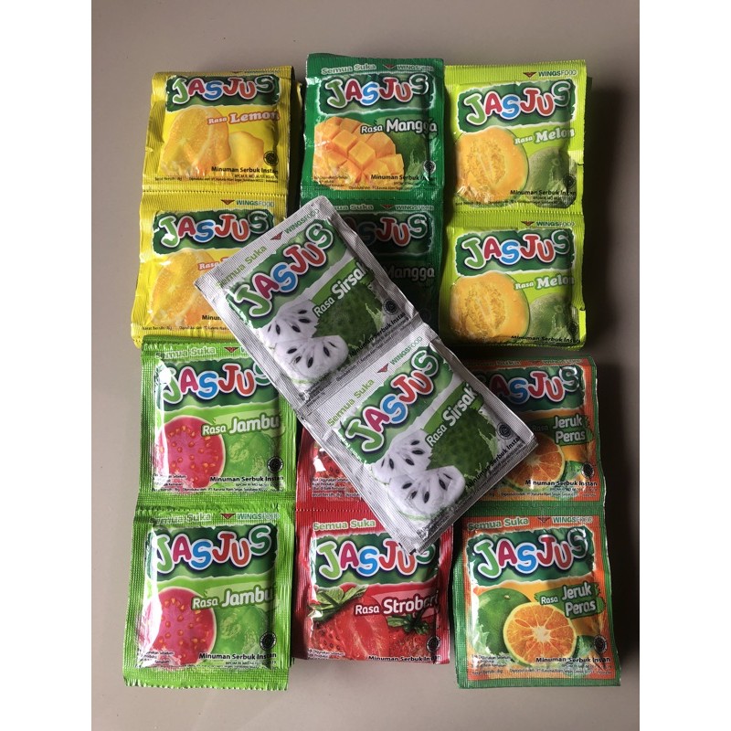 

JAS JUS Minuman Serbuk Instan 1 renteng isi 10 sachet