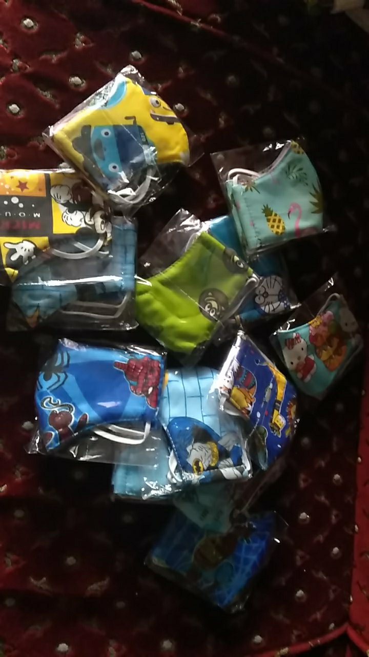 Masker Kain Lapis Busa (3 Lapis)