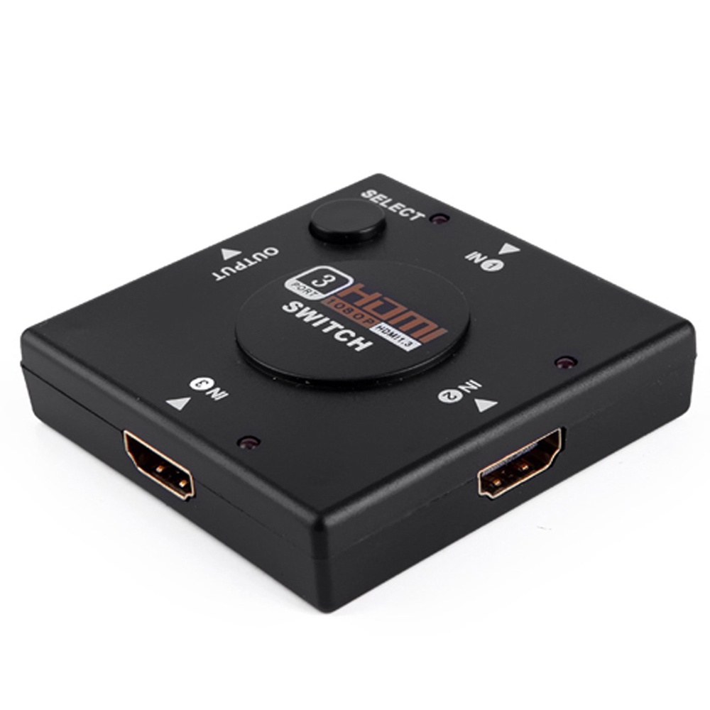 Elistooop HDMI Switcher 3 Port Full HD 1080P