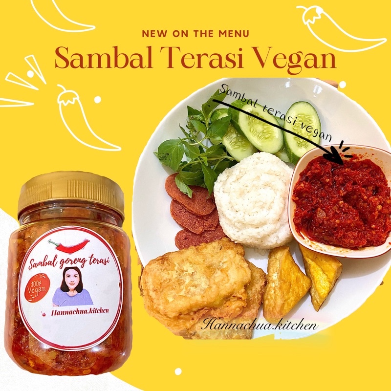 

SAMBAL TERASI VEGETARIAN/VEGAN NON BAWANG