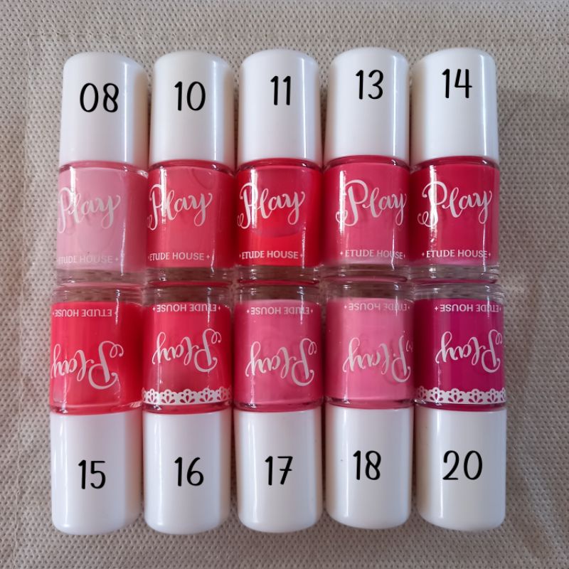 etude house play nail daily color pink series | kutek etude house | etude nail polish | nail polish 