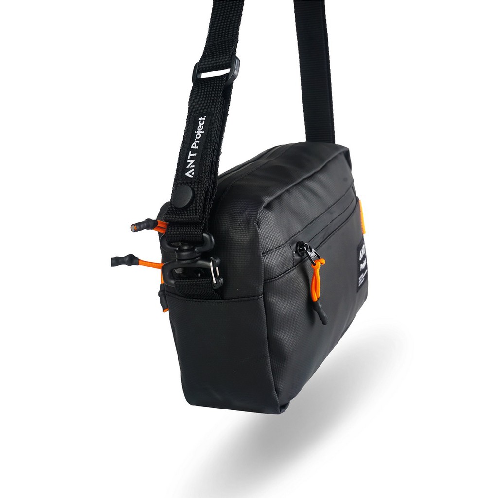 ANT PROJECT - Tas Handlebar Bag TROY 3in Selempang - Tas Stang Sepeda Black Waterproof Image 5
