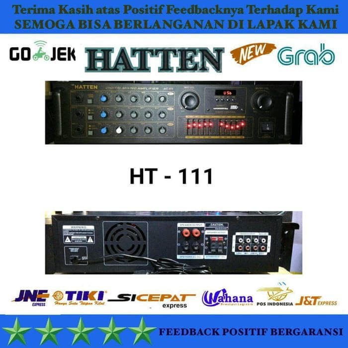 HATTEN HT 111 AMPLI KARAUKE POWER AMPLIFIER