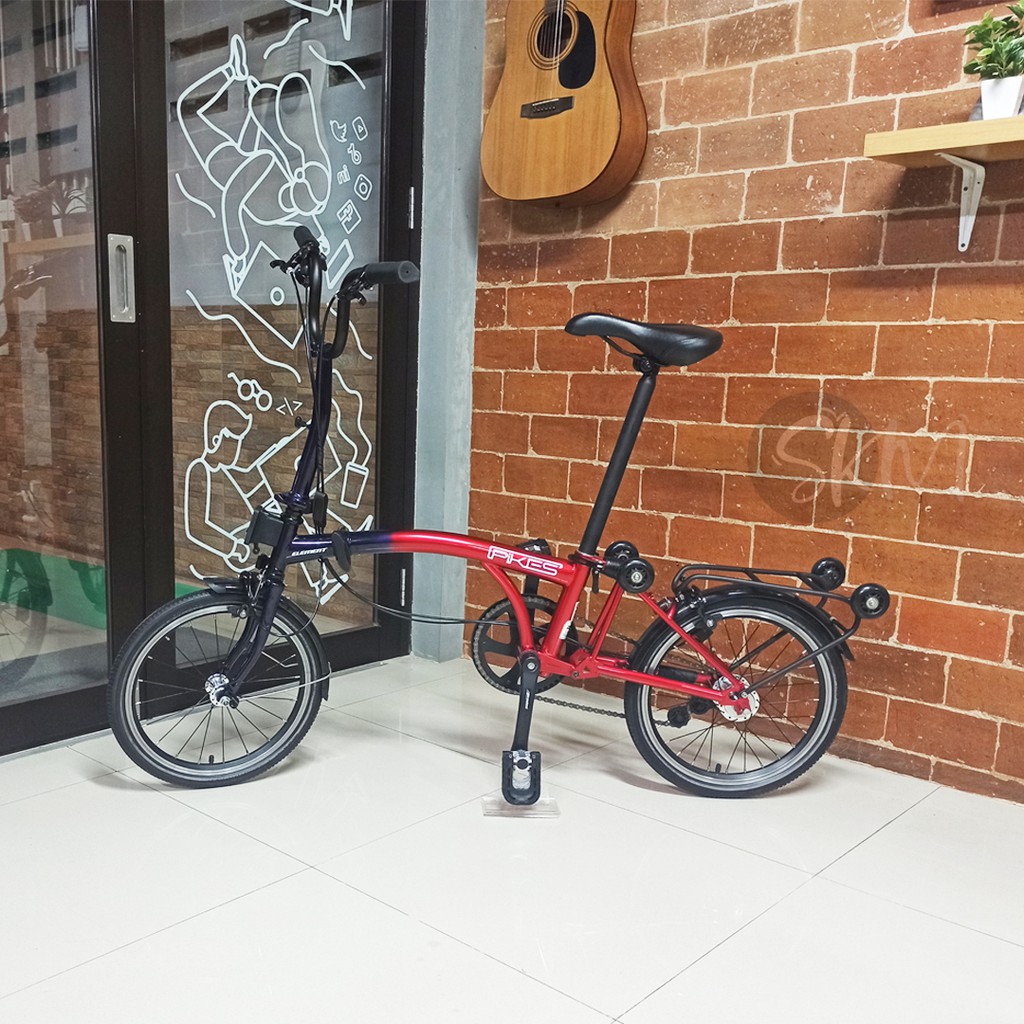 Paket Sepeda Lipat Element Pikes 3 Speed Starry Night Edition