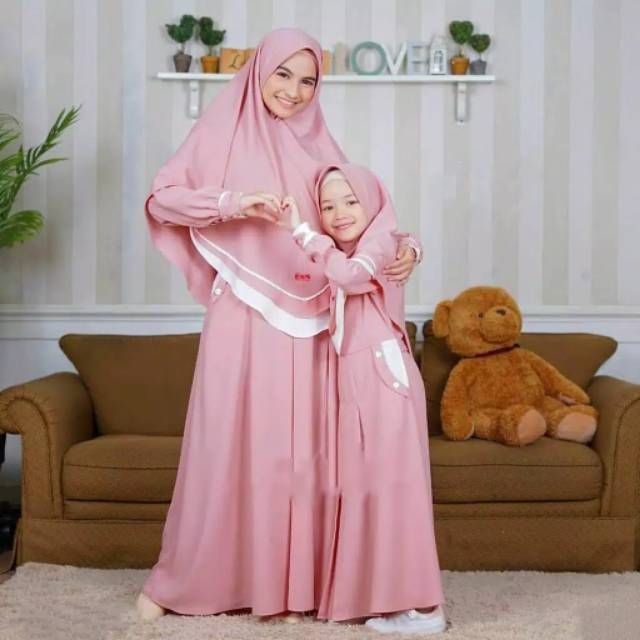 Zalfa set mom kids fashion muslim