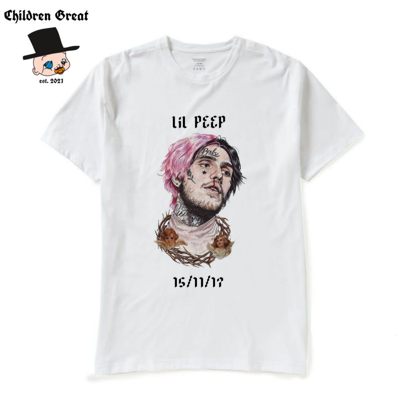 Kaos baju LIL PEEP / tshirt rapper musik R&B oversize dewasa anak pria wanita lokal / t-shirt rap te
