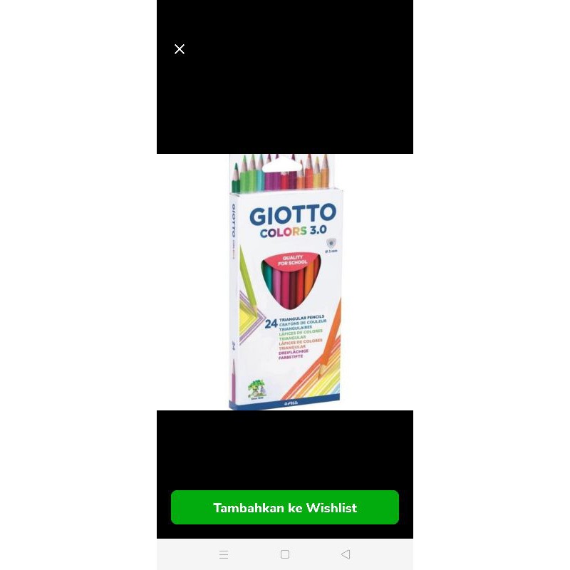 

PENSIL WARNA GIOTTO COLORS 3.0- 24 WARNA