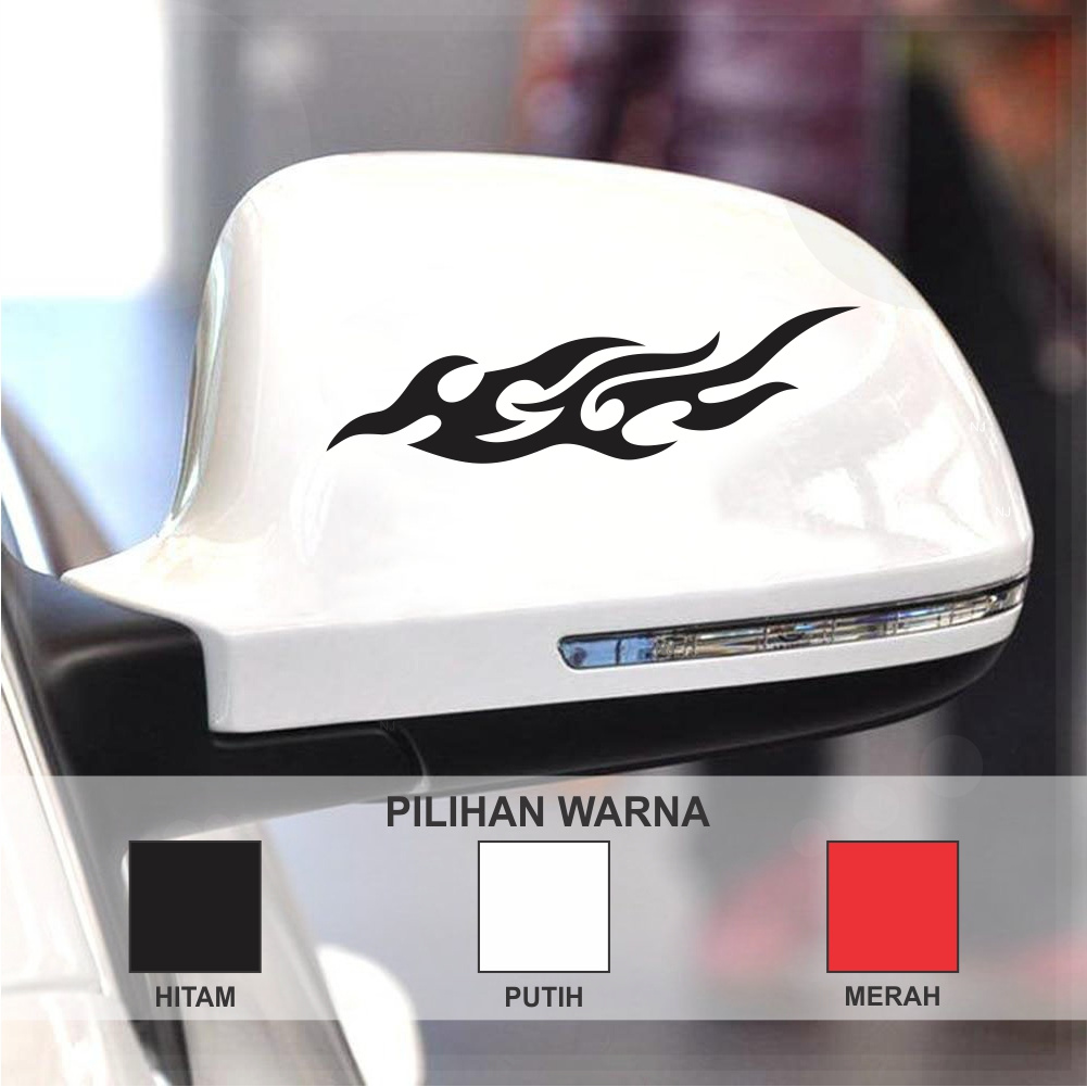 Sticer Mobil Api Fire Stiker Spion Mobil Stiker Cutting Sticker Mobil