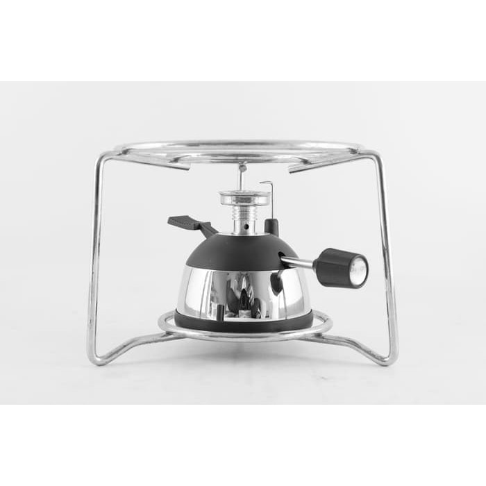 Paket Mini Gas Burner &amp; Stand Stainless Dudukan Kompor Kopi 2457