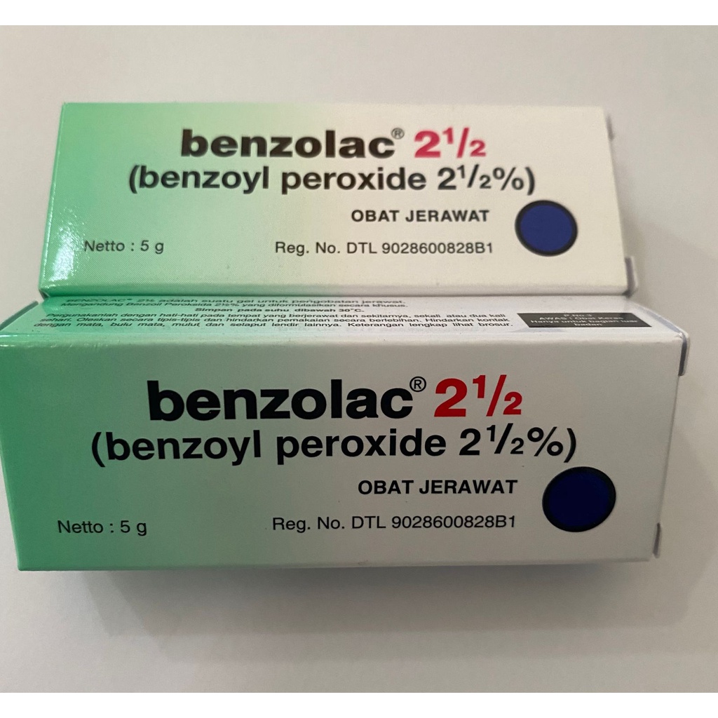 Benzolac 2,5% / 5% - Obat JERAWAT