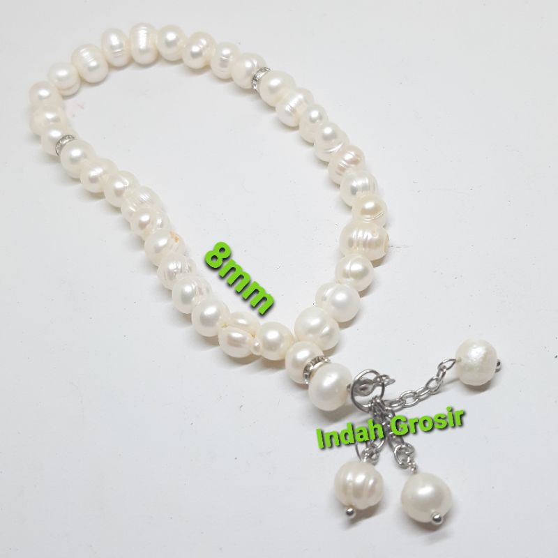 TASBIH MUTIARA TAWAR 100% ORIGINAL