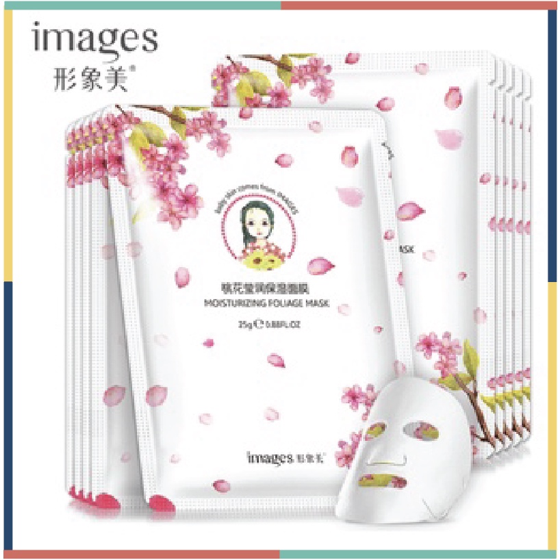 IMAGES Sakura Baby Skin Moisturizing Masker Wajah Sheet Mask  EM017