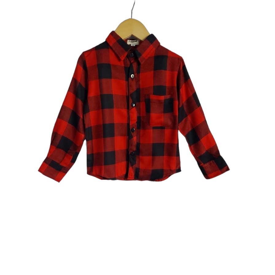 Kemeja Anak Flanel Boy Neeca Kiddos Kemeja Anak Cowok Murah Size 2,4,6,8,10 Tahun