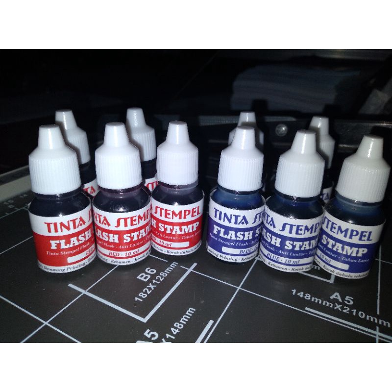 

TINTA STEMPEL FLASH / STEMPEL OTOMATIS 5ML DAN 10ML