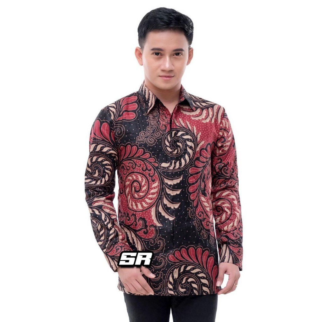 EMHABATIK | COUPLE BATIK TUNIK KEMEJA EMHABATIK BATIK TERLARIS-Pria C
