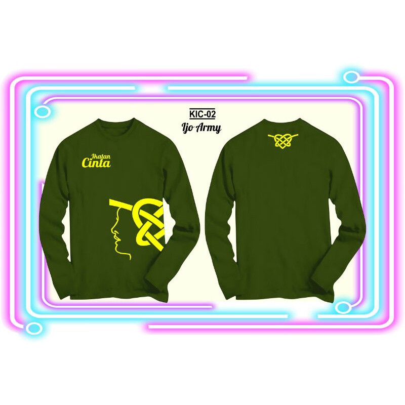 Kaos Couple Ikatan Cinta KIC Lovers Lengan panjang